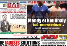 La une des journaux du 06 Septembre: 17 victoires, 09 défaites, 1 sans verdict, Lamsar fait de la résistance; Mendy et Koulibaly, la C1 pour se relever; Nos respect des engagement financiers, Macky Sall hausse le ton; Inondations à Dakar, de fausses solutions à un vrai problème
