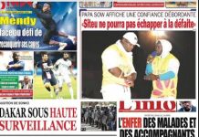 La une des journaux du 02 Novembre: C1: Chelsea/Dinamo Zagreb à 20h, Mendy face au défi de reconquérir ses cages; Papa Sow affiche une confiance débordante, « Siteu ne pourra pas échapper à la défaite »; Audition de Sonko, Dakar sous haute surveillance; Hopital Dalal Jamm, l’enfer des malades et des accompagnants