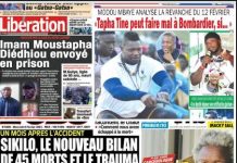 La une des journaux du 08 Février: Aziz Kasse cancérologue: » chaque cigarette enlève 14 min de vie…