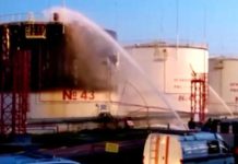 En direct : incendie dans une raffinerie russe touchée par un drone pour la deuxième fois