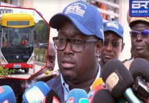 Phase d’essai du BRT: 1000 emplois attendus avec une capacité de 300 000 personnes par jours