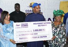 Participation à la caution de Mame Boye Diao: les Femmes de la coalition DIAO 2024 contribuent à hauteur de 5 millions FCFA et un lot de 35 mille parrains