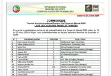 Qualifications COUPE DU MONDE : VOICI LA LISTE DES 26 LIONNES PRÉSÉLECTIONNÉES