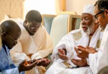 Ndiassane: Le Président Diomaye Faye reçu par le khalife général